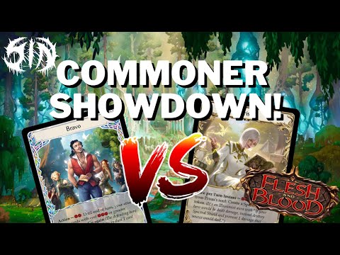 COMMONER SHOWDOWN! Bravo Vs. Talishar Prism! Flesh and Blood Commoner Gameplay Showcase Episode 1
