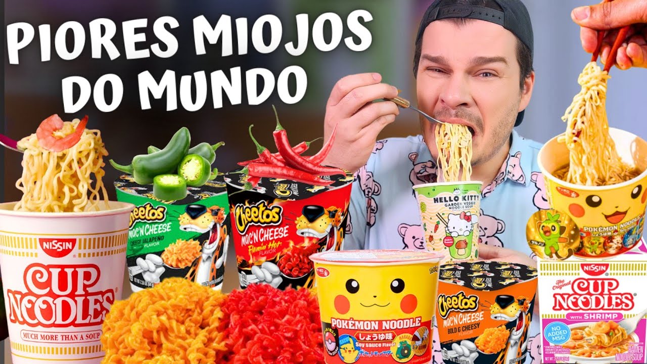 PROVAMOS OS PIORES MIOJOS DO MUNDO - Vale a pena?