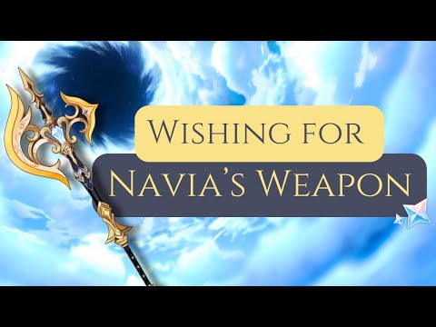 What could go wrong? Wishing for Navia's weapon in Genshin Impact