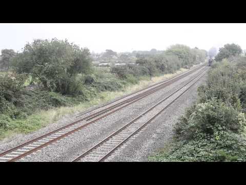 5043 at Badgworth on The Welsh Marches Express