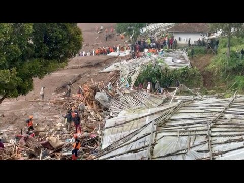 Video Thumbnail: Indonesia landslide kills eight, more than 80 missing | AFP