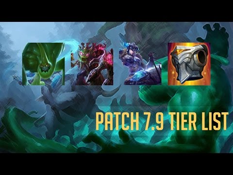 Tier List Update for Patch 7.9