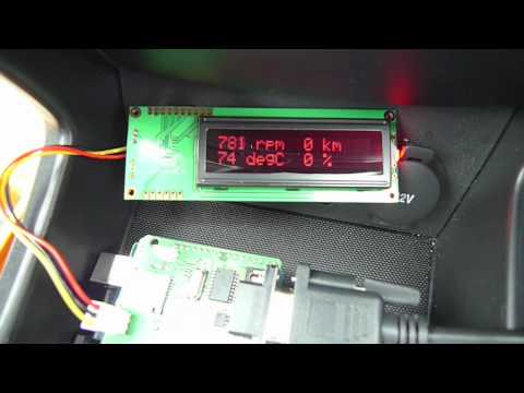 Arduino CAN-Bus OBDII demo