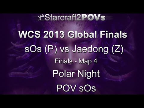SC2 HotS - WCS 2013 Global Finals - sOs vs Jaedong - Finals - Map 4 - Polar Night - sOs
