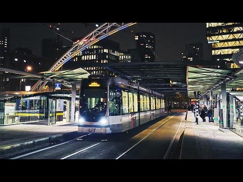 Relaxing 24 Minutes of Riding Tram in Rotterdam