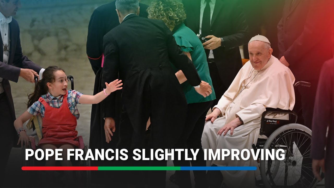 Pope Francis is improving slightly, has no fever: Vatican
