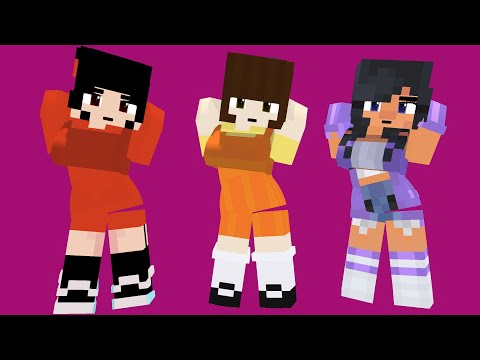SUPER IDOL YAY! ARIGATO CUTE PUCA, APHMAU AND YOUNG-HEE SQUID GAME - MINECRAFT ANIMATION #shorts
