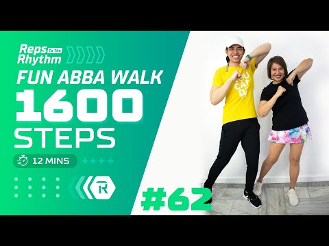ABBA Fun & Easy Workout with Mom • 1600 STEPS • Walking Workout #62 • Keoni Tamayo