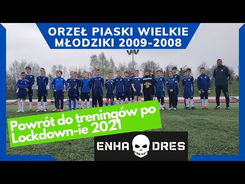 ORZEŁ PIASKI WIELKIE - KRAKÓW. Gra wewnętrzna - sprawdzian formy zawodników MŁODZIKI 2009-2008