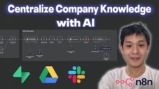 AI-powered internal company knowledge base with n8n and Supabase tutorial