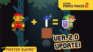 NEW Master Sword Item in Super Mario Maker 2 VER. 2.0 Update!