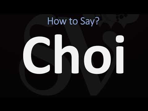 How to Pronounce Choi? (CORRECTLY)