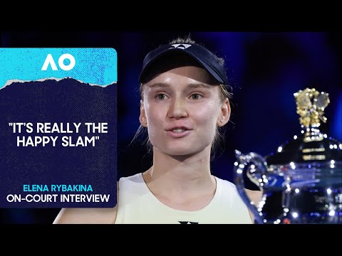Elena Rybakina On-Court Interview | Australian Open 2026 Final