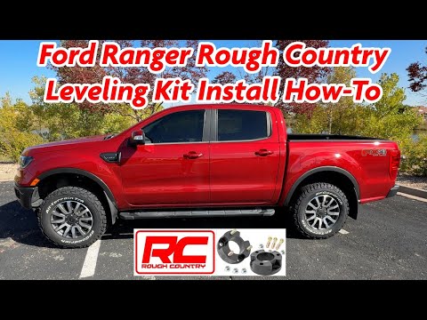 Ford Ranger 2019-2024 2.5\" Rough Country Leveling Kit Install