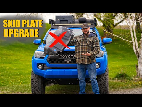 Upgrade Your USELESS Stock Tacoma Skid Plate!
