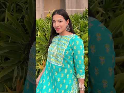 Jinal wears her favourite cotton printed suits from Libas. #LibasIndia #LibasSpringSummer2023