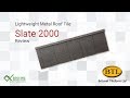 Britmet - Slate 2000 - Lightweight Metal Roof Tile - Bramble Brown (0.45mm)