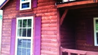 Tiny house built by Amish Cabin Company