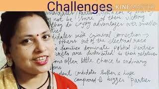 challenges to free and fair election