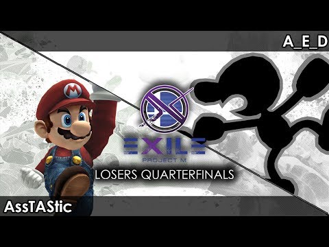 Project M: KoF | AssTAStic (Mario/Ness) V A_E_D (Game&Watch) - Exile 117 SSBPM