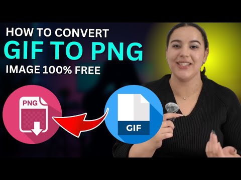 How to convert GIF image to PNG image 100% Free (Easy & Quick Guide)
