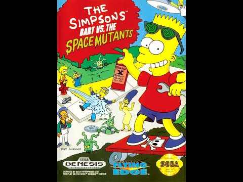 The Simpsons: Bart vs. The Space Mutants (Mega Drive) - Full Playthrough