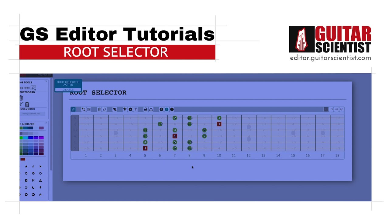 [ENG] Root Selector function - Guitar Scientist Editor Tutorials