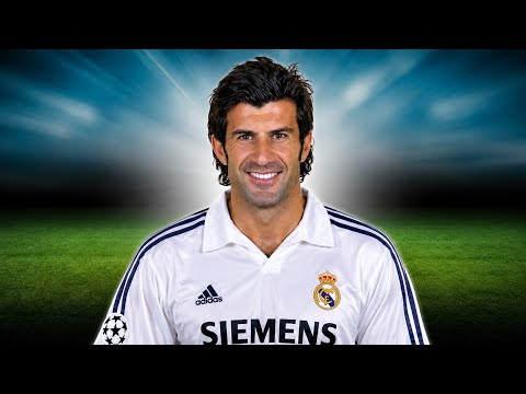 GOAL - Luis Figo 30' - Real Madrid 5-2 Alaves (200...