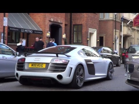 Audi R8 GT driving in London!!