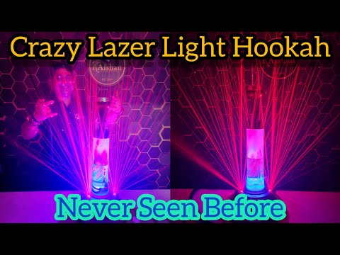 Crazy Lazer Light Hookah 😱😱 | Best Lazer Light Ever | Amazing Effects | Super Smoke | Must Watch #yt