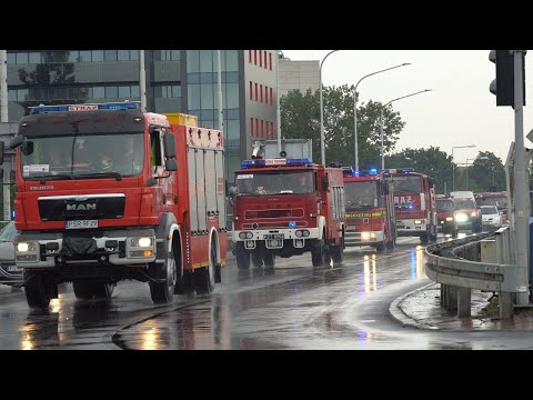 80 wozów strażackich na sygnale! Straż pożarna alarmowo