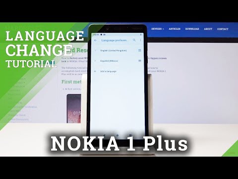 How to Update Language in NOKIA 1 Plus - Change Language