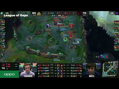 MAD Humanoid Ryze Ult into Fountain and ACE PSG! | MSI 2021