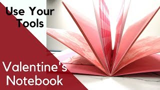 Valentine’s Journal (TNI) with We R Memory Keepers Bookbinding Tool