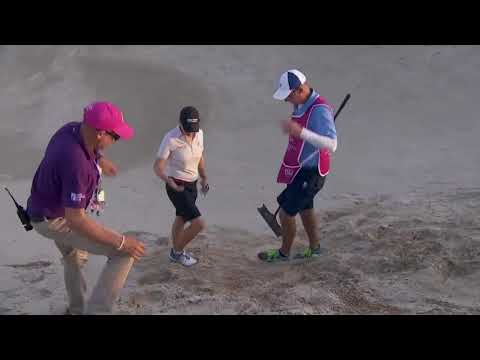 Golf Rules - How to find a ball embedded deep in a bunker www.golfisanattitude.com