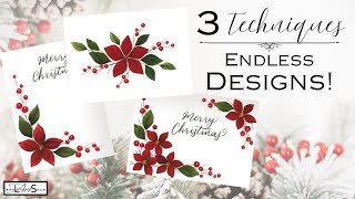 Quick & Easy BEGINNER FRIENDLY Beautiful Watercolor Christmas Cards in Just Minutes!