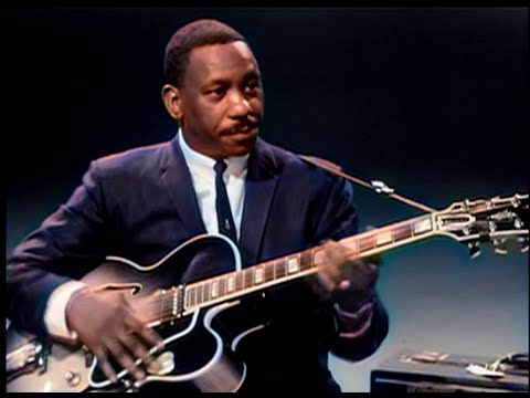 Wes Montgomery, TV show in Brussels, Belgium, april 4th, 1965 (colorized)