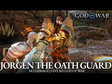 God of War Ragnarok - Jorgen the Oath Guard Boss Fight (No Damage / GMGOW)