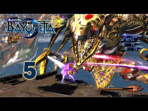 Bayonetta 2 Playthrough Pt 5 - City of Genesis Verse 13 Boss
