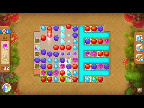Gardenscapes 866 Level - 23 moves - NO BooSTERS