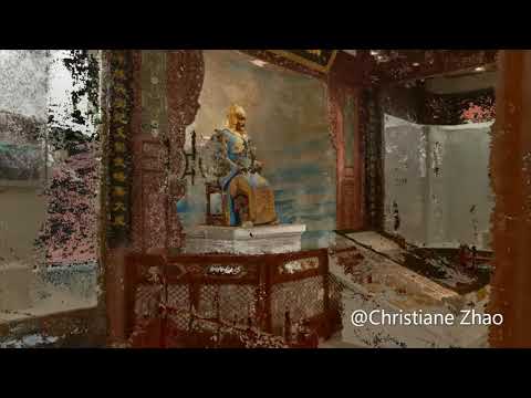 3D Photogrammetry Point Cloud Ancient Chinese ancestral temple Qi Gong Ci