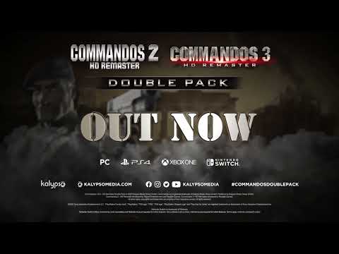 Commandos 2 & 3 HD Remaster Double Pack • Release Trailer • PS4 Xbox One Switch PC