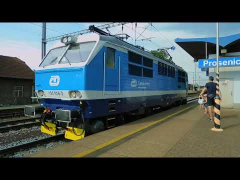 Lokomotiva 151.016 zastavila v Prosenicích