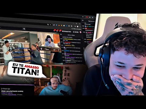 SURSKITY FICOU PUTO COM TITAN E CHAMOU PRA LUTAR | TitaN reagindo ao @Renecrodilo