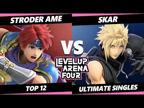 LUA4 Top 12 - Stroder Ame (Roy, Greninja) Vs. Skar (Cloud) SSBU Ultimate Tournament