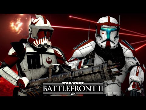 RESISTANCE CLONE TROOPERS - Star Wars Battlefront 2 Clone Armored Gunner + Spy Mods by jrmarte