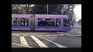 preview picture of video 'Reims Trams, February 2015'