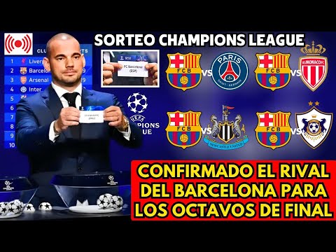 Barcelona ya conoce a su rival en los octavos de final de la Champions League