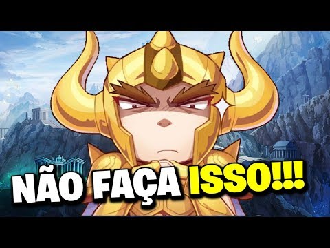 NÃO ESTRAGUE SUA CONTA, NÃO FAÇA ISSO! - Saint Seiya Awakening