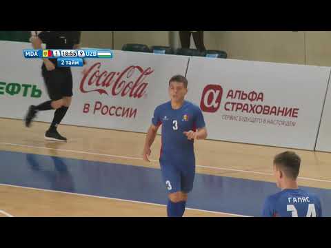 Sergiu Crasilov înscrie primul său gol pentru selecționata de futsal, Moldova U19
